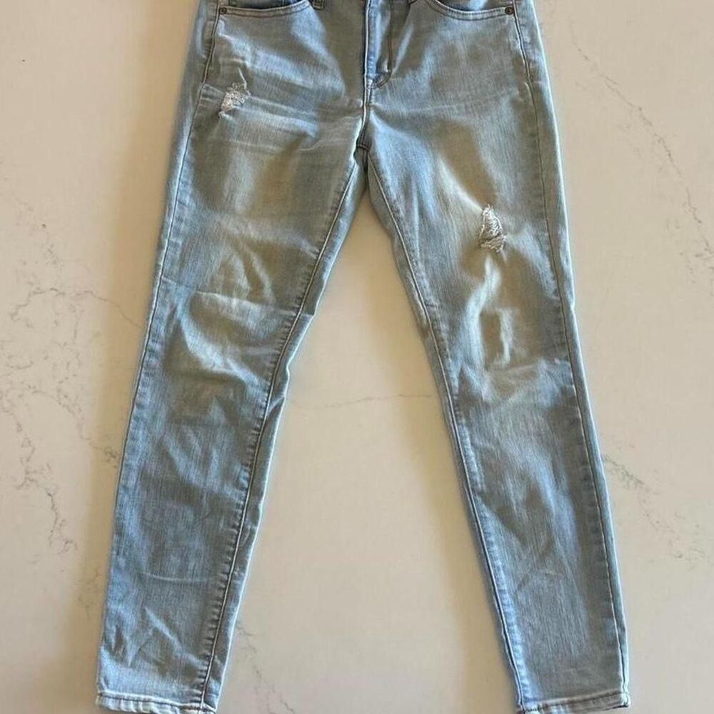 Aeropostale Women's Blue and Silver Jeans